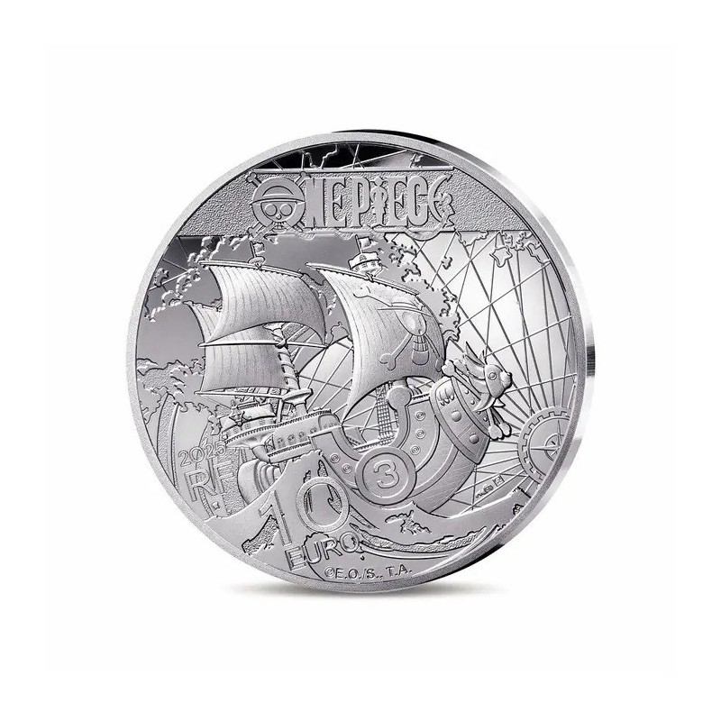 10 Euro 2025 - One Piece - argent Belle épreuve