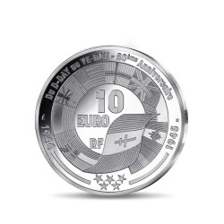 10 Euro 2025 - Soldat Français - 80e anniversaire Victory in Europe Day - argent Belle épreuve 2