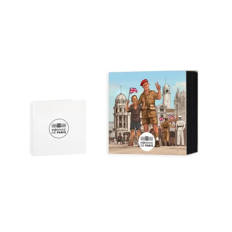 10 Euro 2025 - Soldat Anglais - 80e anniversaire Victory in Europe Day - argent Belle épreuve