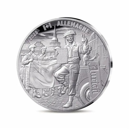 10 Euro 2025 - Soldat Canadien - 80e anniversaire Victory in Europe Day - argent Belle épreuve