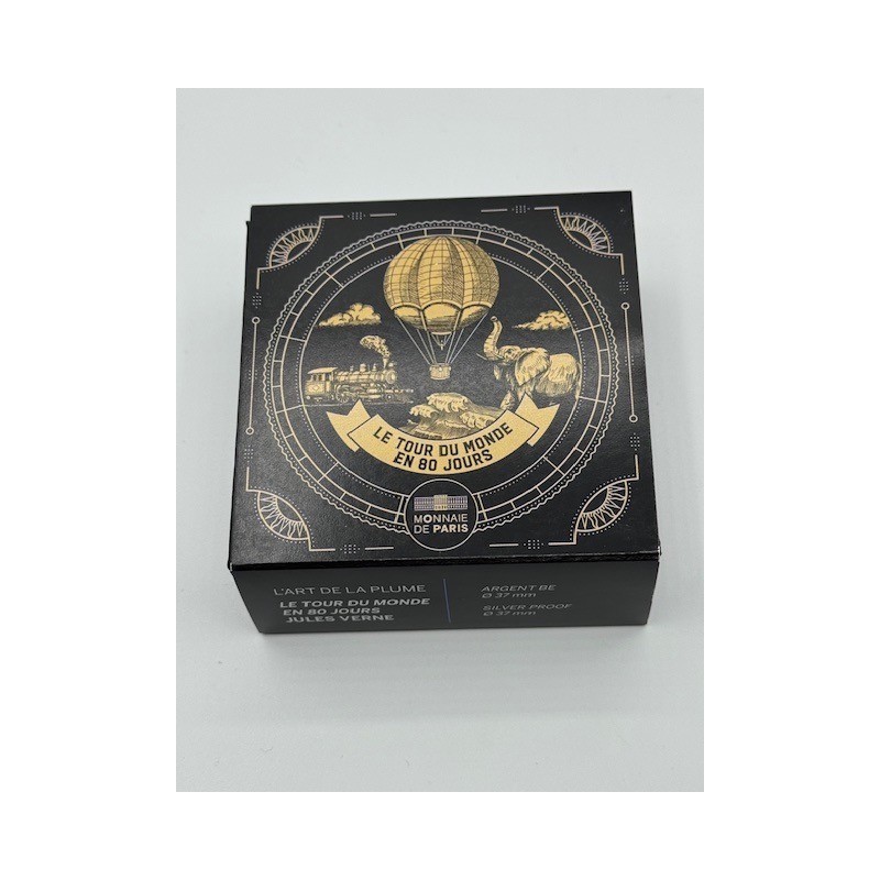 10 Euro 2025 - Tour du monde en 80 Jours - Jules Verne - L'art de la plume - argent Belle épreuve