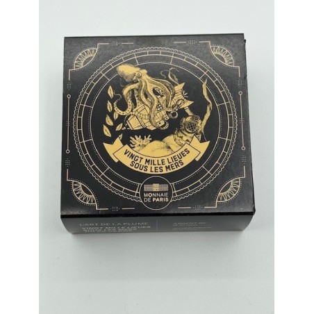 10 Euro 2025 - 20000 Lieus sous les mers - Jules Verne - L'art de la plume - argent Belle épreuve
