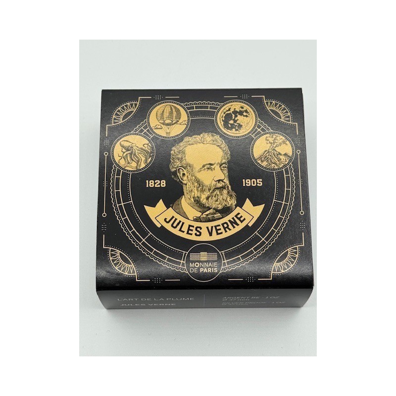 20 Euro 2025 - Jules Verne - L'art de la plume - argent Belle épreuve