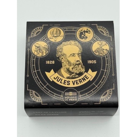 20 Euro 2025 - Jules Verne - L'art de la plume - argent Belle épreuve