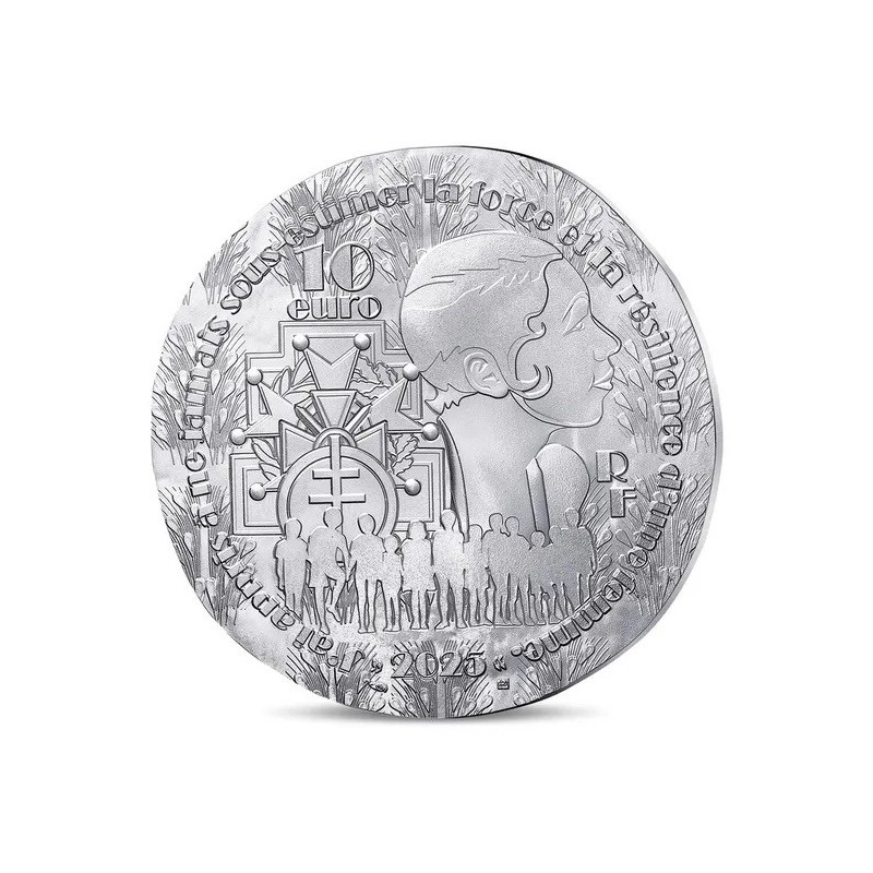 10 Euro 2025 - Josephine Baker - argent Belle épreuve