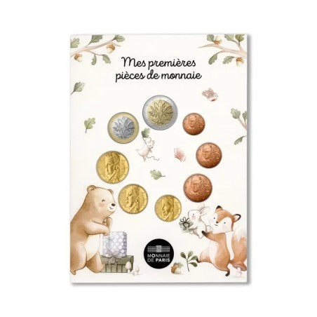 France - Set Mes premières pièces de monnaie 2025 - 8 monnaies 
