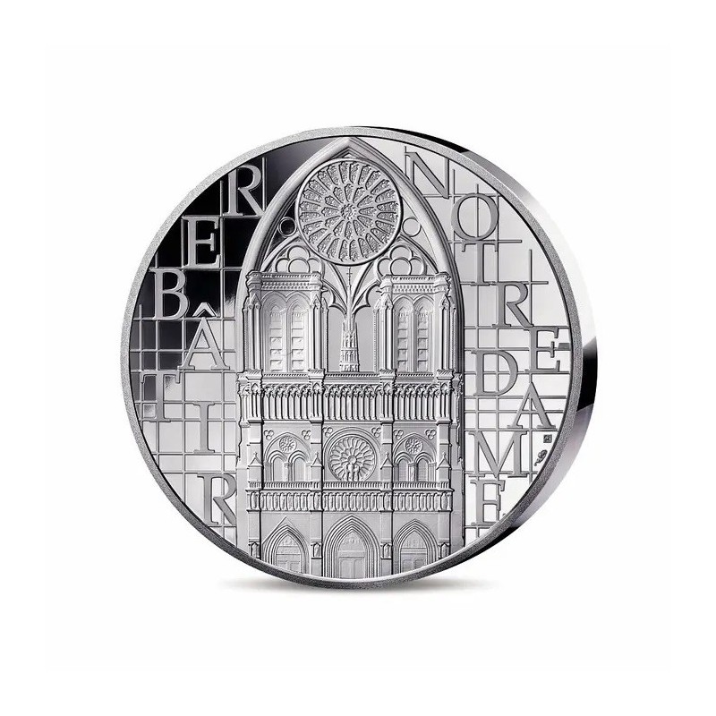 25 Euro 2024 - Notre-Dame de Paris - argent Belle épreuve