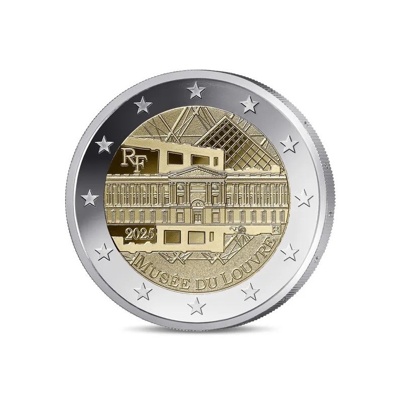 2 Euro 2024 - Musée du Louvre - Belle épreuve