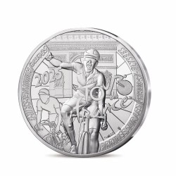 10 Euro 2025 - Tour de France - 50e anniversaire de l'arrivée des champs élysées - argent