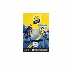 10 Euro 2025 - Tour de France - 50e anniversaire de l'arrivée des champs élysées - argent 2