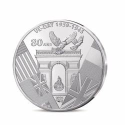 10 Euro 2025 - 80 ans du V-E DAY - argent