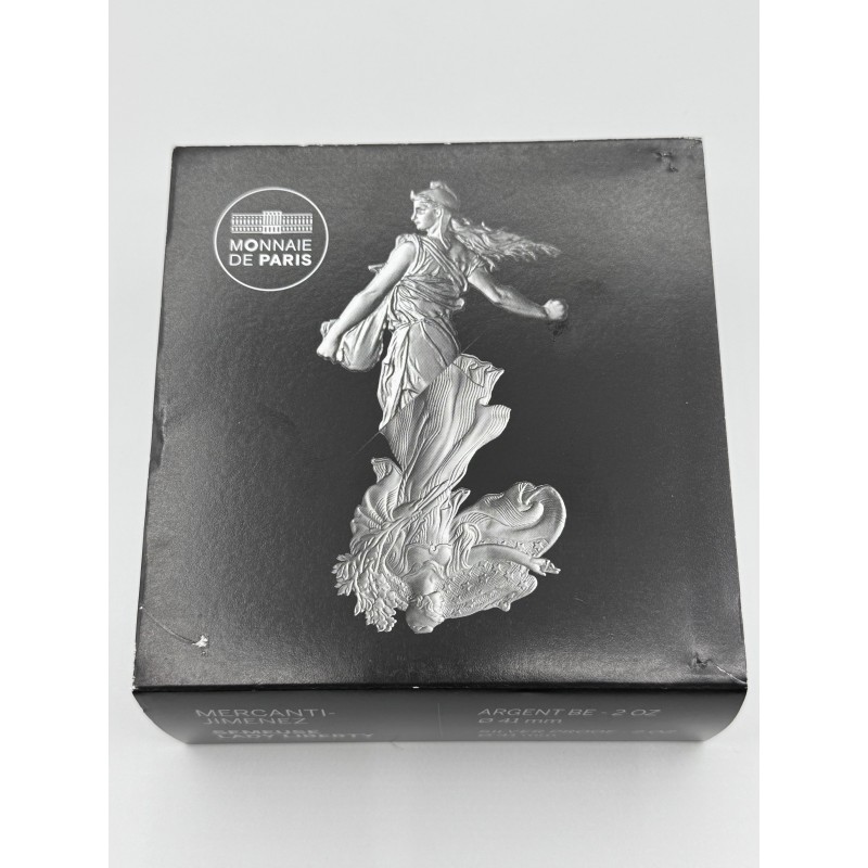 25 Euro 2025 - Semeuse - Lady Liberty - Mercanti-Jimenez - argent belle épreuve