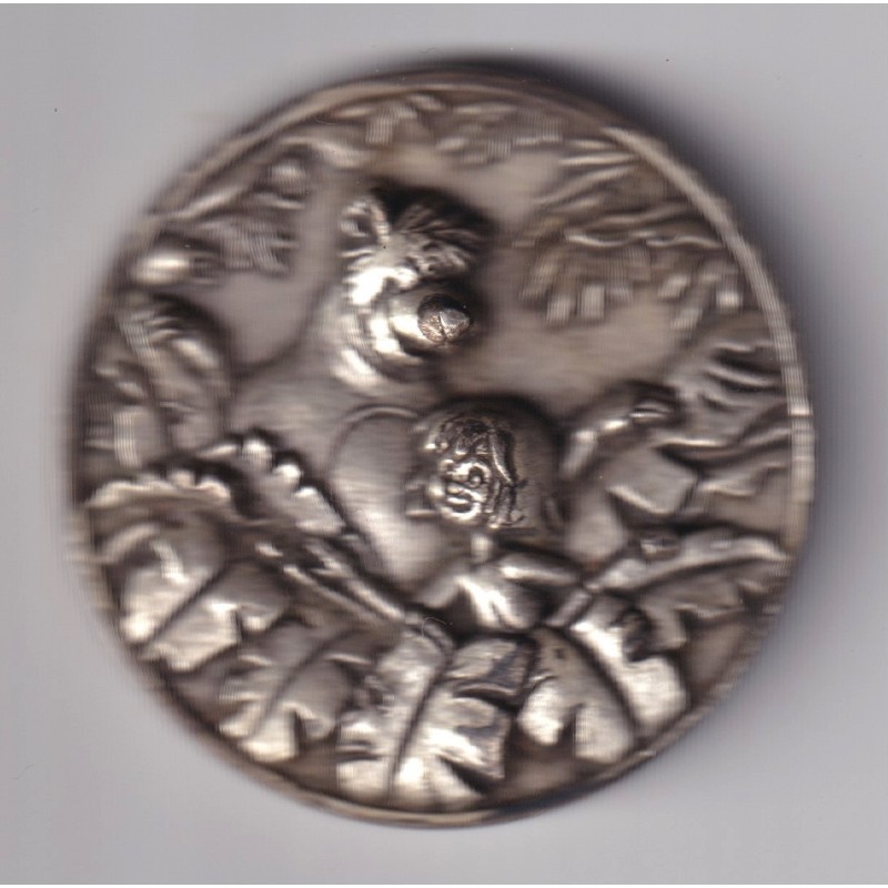 Médaille - Mowgli et ballou - Livre de la jungle - Collection monde merveilleux Disney