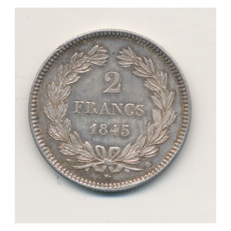 Louis philippe I - 2 Francs - 1845 B Rouen