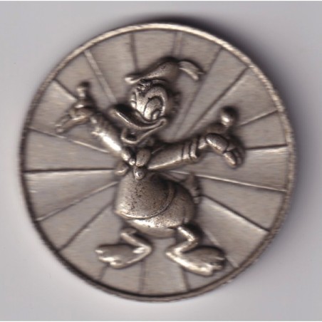 Médaille - Donald - Collection monde merveilleux Disney