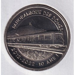 Dept63 - Train 10 ans	- Panoramique des dômes - 2022 blanche - Orcines