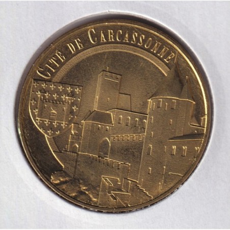 Dept11 - château et blason - 2019 - carcassonne