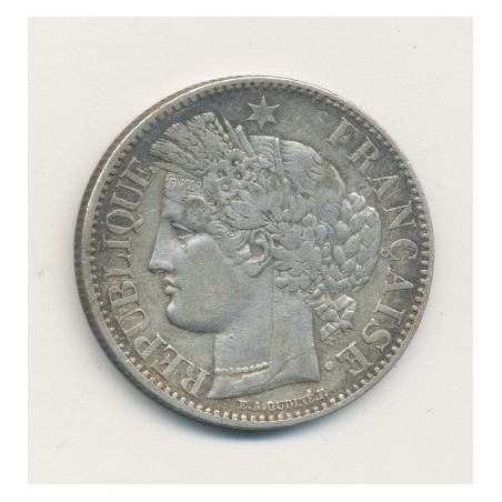 Cérès - 2 Francs - 1850 A paris - 2e République
