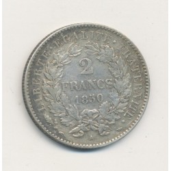 Cérès - 2 Francs - 1850 A paris - 2e République 2