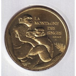 Dept67 - Mère Et Deux Jeunes - 2023 - la montagne des singes - Kintzheim
