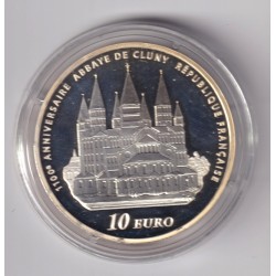 10 Euro 2010 - 110e anniversaire de Cluny - Europa - argent BE