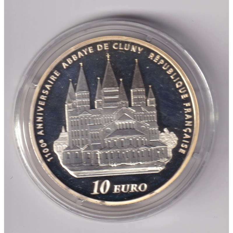 10 Euro 2010 - 110e anniversaire de Cluny - Europa - argent BE