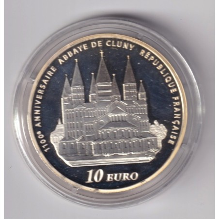 10 Euro 2010 - 110e anniversaire de Cluny - Europa - argent BE