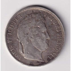 5 Francs Louis philippe I - 1833 Q Perpignan - TB