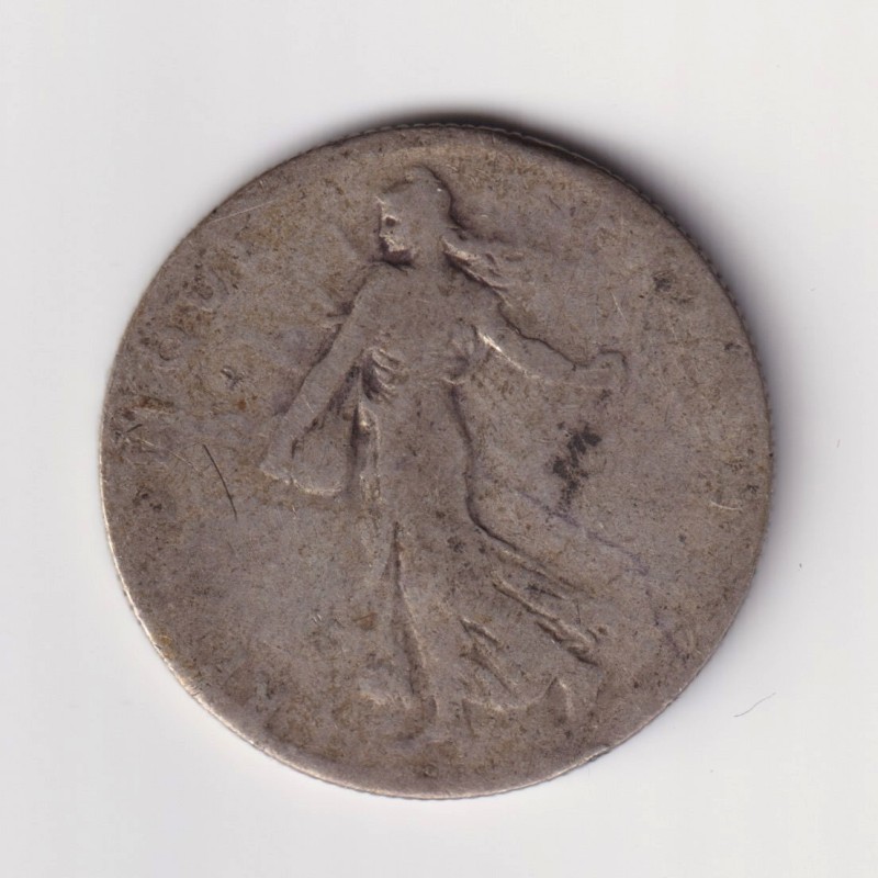 50 Centimes Semeuse - 1897 - B/TB