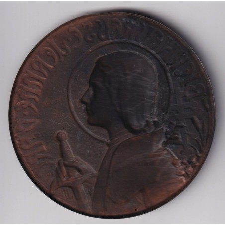 Moule de coulée - Jeanne d'arc - uniface - 89mm