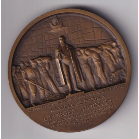 Médaille - Georges Pointel - 1909-1934 - bronze-63mm 