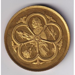 Médaille - Concile oecumenique - Pi IX - 1869 - bronze doré - 51mm 2