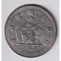 2e République - Médaille - Les 7 plaies de la république - alliage - 59,5mm 2