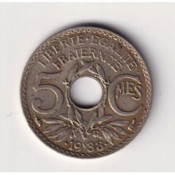 5 Centimes Lindauer - 1938 étoile - TTB
