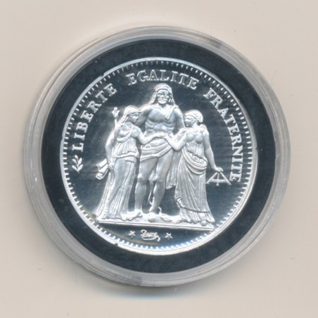 Médaille - Refrappe 5 Francs Camélinat 1871 - argent 10g - 30mm - 5.000 ex