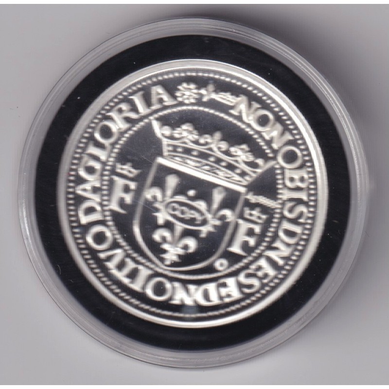 Médaille - Refrappe Teston François 1er - argent 10g - 30mm - 5.000 ex