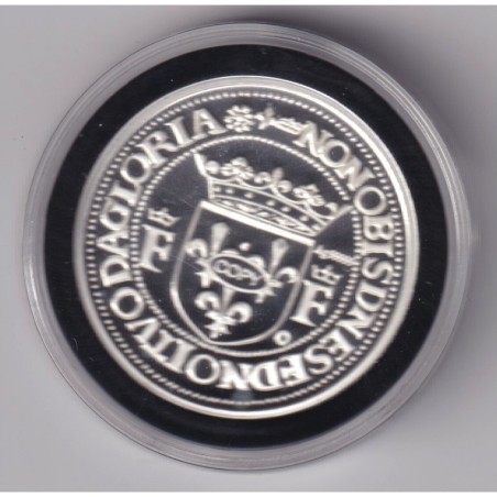Médaille - Refrappe Teston François 1er - argent 10g - 30mm - 5.000 ex