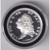 Médaille - Refrappe Écu de Calonne 1786 Louis XVI - argent 10g - 30mm - 5.000 ex