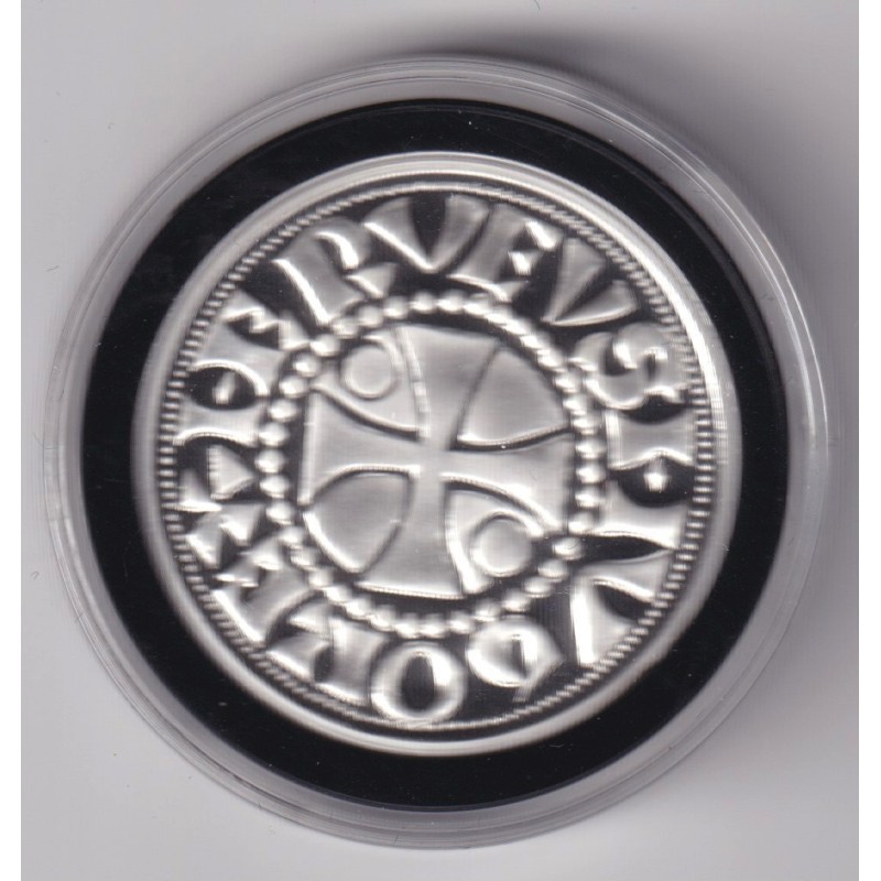 Médaille - Refrappe Denier de Beauvais - argent 10g - 30mm - 5.000 ex