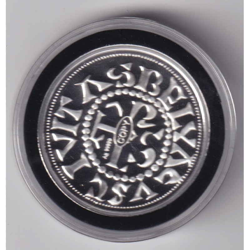 Médaille - Refrappe Denier de Beauvais - argent 10g - 30mm - 5.000 ex