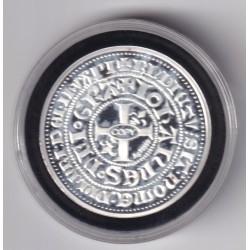 Médaille - Refrappe Gros blanc à la couronne - argent 10g - 30mm - 5.000 ex 2