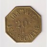 20 centimes Tramway - La Rochelle - laiton - sans TLR - SUP