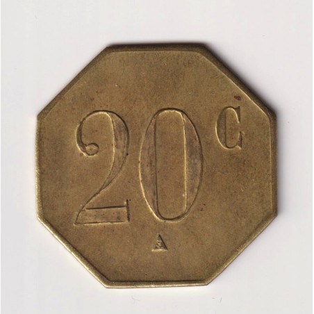 20 centimes Tramway - La Rochelle - laiton - sans TLR - SUP