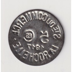 La Rochelle - 5 centimes 1917 - société du commerce - fer - TTB+ 2