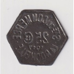 La Rochelle - 25 centimes 1917 - société du commerce - fer - TTB+ 2