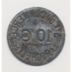 La Rochelle - 10 centimes 1917 - société du commerce - fer 2