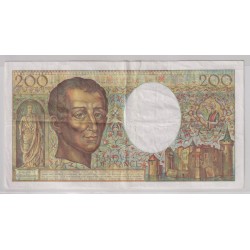 200 Francs Montesquieu - 1989 - A.072 - TTB+ 2