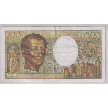 200 Francs Montesquieu - 1989 - A.072 - TTB+