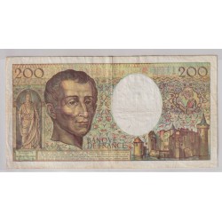 200 Francs Montesquieu - 1990 - J.114 - TTB 2