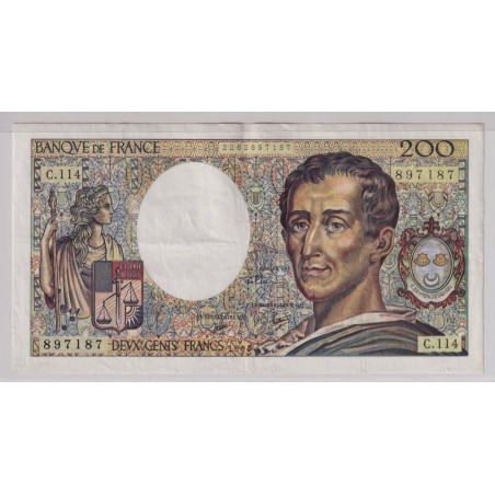 200 Francs Montesquieu - 1990 - C.114 - TTB+